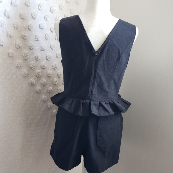 ASOS  Black Ruffle Romper - Picture 4 of 12